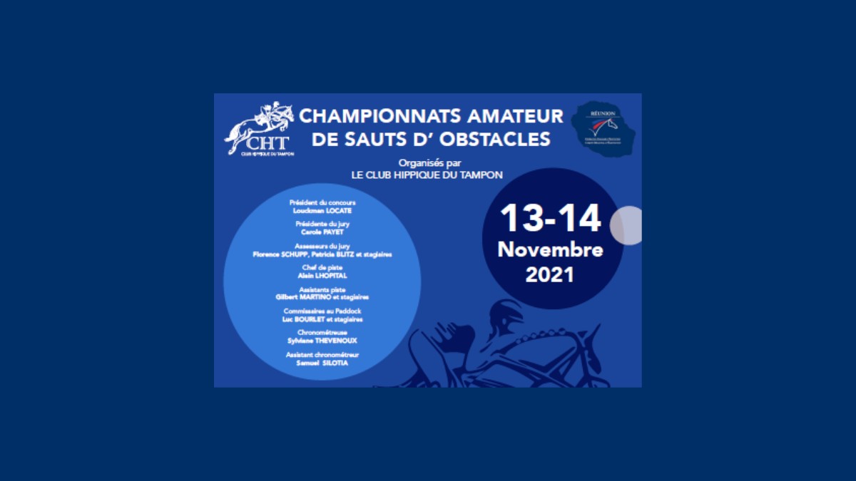 Championnats Amateur de Sauts d’Obstacles 2021